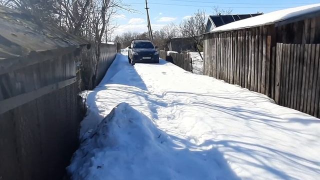 Внедорожник на бездорожье зимой Offroad Toyota Rav 4 | Оффроуд  Тест браслетов противоскольжения.