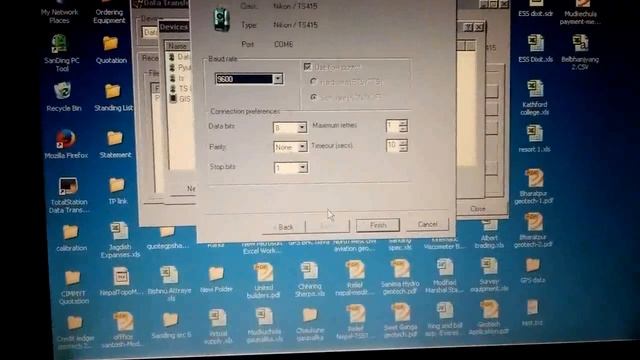 Nikon Total Station Data Transfer using Trimble Data Transfer with English Subtitle. DTM 322 смотреть онлайн