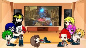 Реакция MHA на силу Палача Рока(заключение) |Gacha club|MHA|DOOM|Reaction|