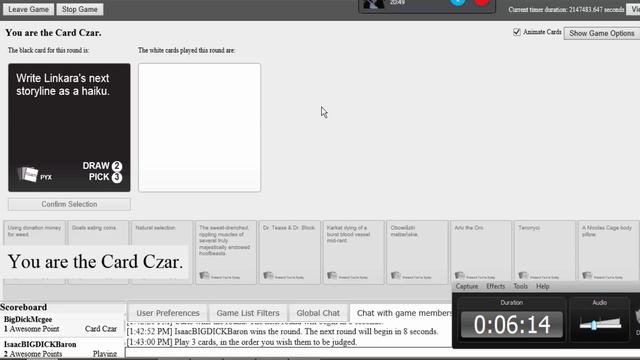 END THE GAME - Cards Against Humanity #1 w/ Isaac and Sidney смотреть онлайн