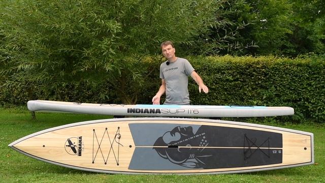 Indiana SUP Touringboards 11'6 & 12'6 explained by Andi Widmann смотреть онлайн