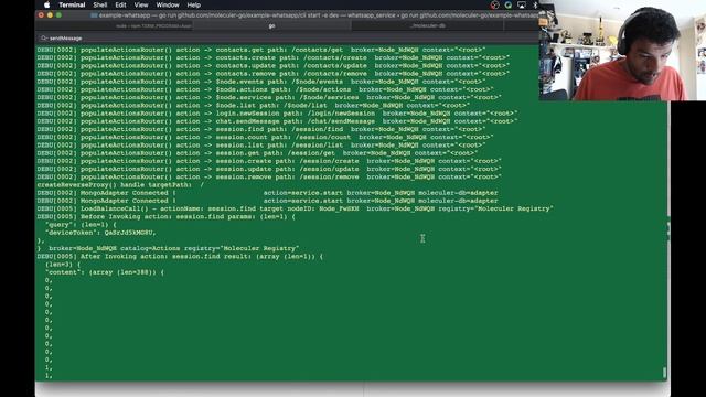 Live Coding - Moleculer Go - WhatsApp Chat App Example - #Golang смотреть онлайн