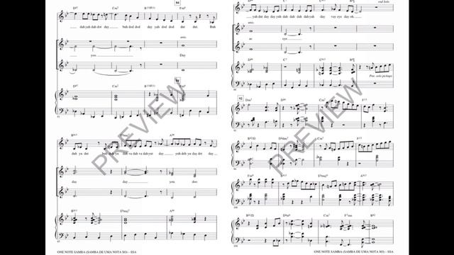 One Note Samba (SSA Choir) - Arranged by Paris Rutherford смотреть онлайн