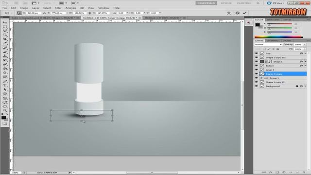 Photoshop Tutorial - Graphic Design Infographic Cylinder смотреть онлайн
