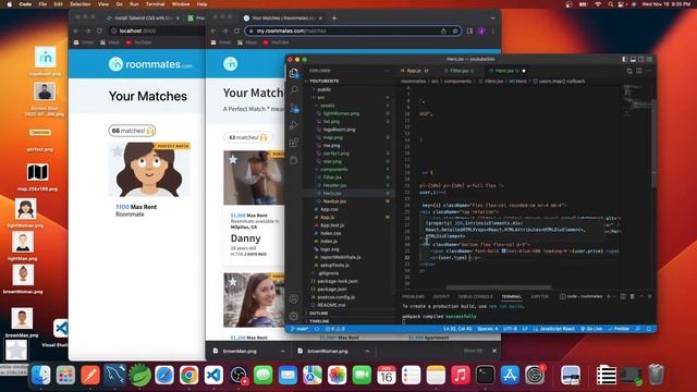 ?FREE REACT JS and TailWind CSS Demo! Let's CODE! Roommates Website! смотреть онлайн