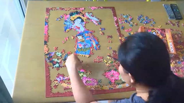 8. Eurographics Puzzle 1000 pieces - Agemaki by Haruyo Morita [Jigsaw Timelapse] смотреть онлайн