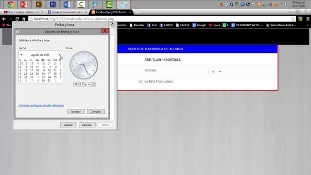 sistema de matricula web Php + Mysql смотреть онлайн
