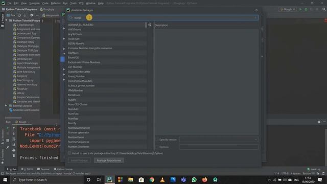HOW TO INSTALL NUMPY IN PYCHARM | HOW TO INSTALL A PACKAGE IN PYCHARM смотреть онлайн