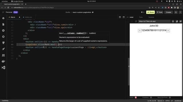How to Create a Custom Pagination Component in React [Hindi] смотреть онлайн