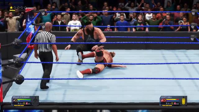 Braun Strowman Vs Scott Hall WWE 2K20 смотреть онлайн