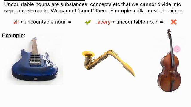 English Grammar lesson and English grammar exercises | All and every смотреть онлайн