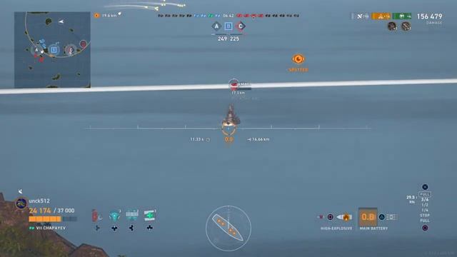 230K 27 FIRES Chapayev World of Warships: Legends смотреть онлайн