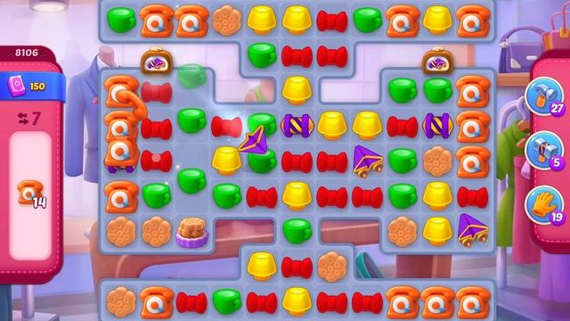 HomeScapes Level 8106 no boosters (15 moves) смотреть онлайн