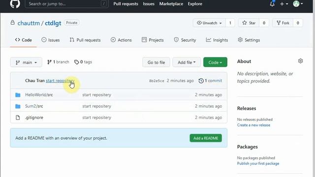Hướng dẫn dùng git - khởi động. смотреть онлайн