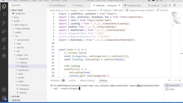 Laravel with React js | E-commerce Project | Part 12 смотреть онлайн
