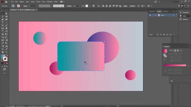 Trendy Glass Morphism Effect In Adobe Illustrator | Glassmorphism New UI Trend 2021 | Tutorial|
