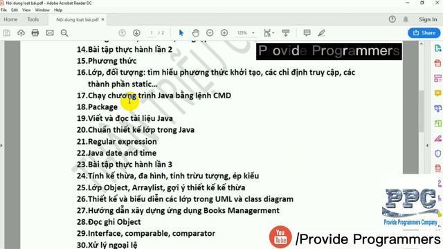 Tổng quan về các bài học Java | Provide Programmers смотреть онлайн