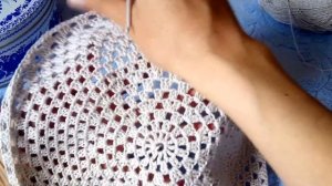 Ажурный берет крючком! ВАЖНО! После 11мин посмотрите дальше! Прошу прощения у всех!Исправить не мог