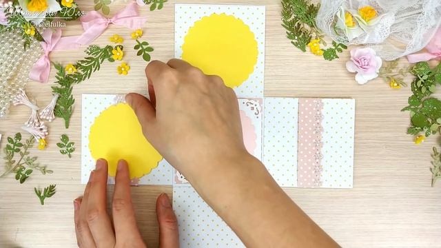 Коробочка открытка на 8 Марта своими руками / Скрапбукинг/ Tutorial Explosion Box Card with flowers смотреть онлайн
