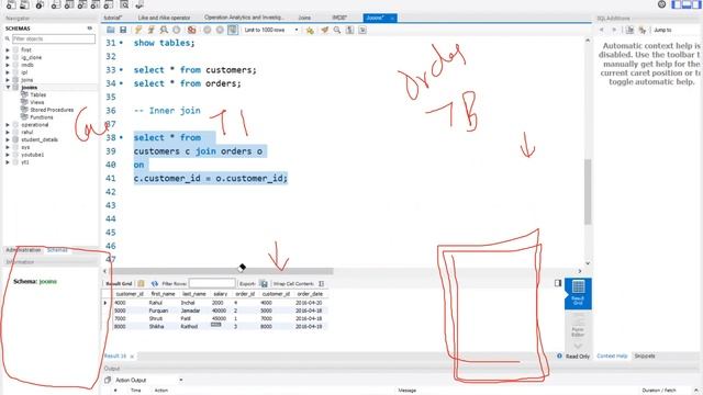 Joins in SQL смотреть онлайн