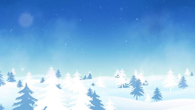 Футаж Фон зимний с елками смотреть онлайн