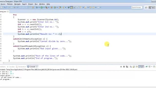 Exception-handling (Part-5) смотреть онлайн