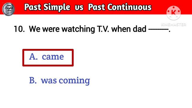 Are you ready to score 20/20 ? | Past Simple vs Past Continuous Test | @makeenglisheasywithmd смотреть онлайн