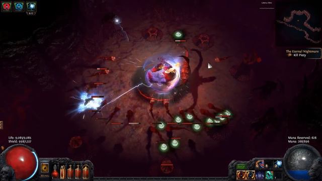 Gellig Mortezzah -- Path of Exile Act 4 Merciless level 69 Piety AFK смотреть онлайн
