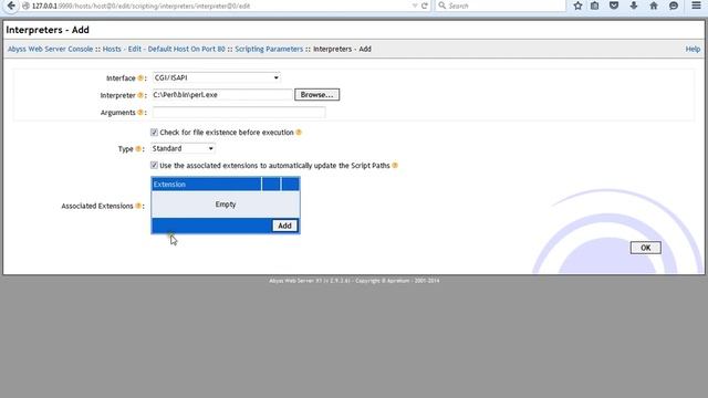 Configuring Abyss web server for Perl CGI смотреть онлайн