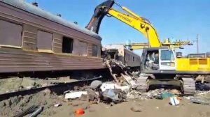 Приём железнодорожных вагонов на металлолом "Ломвтор"