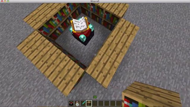 Minecraft: Enchantment table bookcase setup1 How to get the highest level xp in enchantment table смотреть онлайн