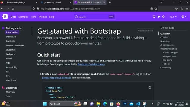 Video 2. How To Create Responsive Login Page.