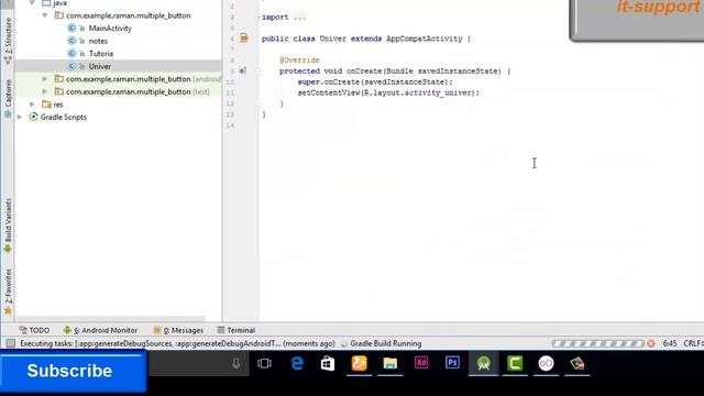 How to use multiple buttons in a single activity In android studio смотреть онлайн