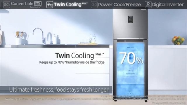 // Samsung // 415L // 3 Star // Inverter Frost Free // Double Door // Refrigerator RT42M553ES8/TL / смотреть онлайн