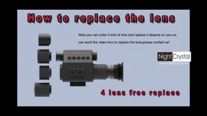 NightCrystal Megaorei M5 Night Vision Scope with Picatinny Rail Mount 2023 Newest Product Launch