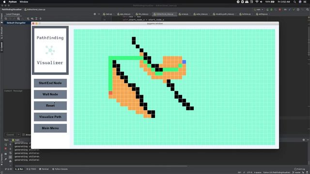 Python Pathfinding Visualizer - Seung Jae Yang смотреть онлайн