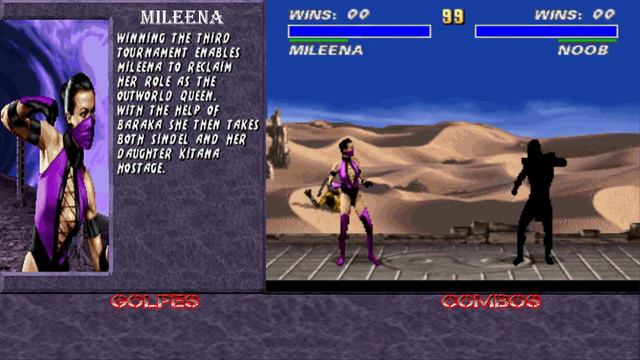 Aprenda como fazer combos da Mileena Ultimate Mortal Kombat 3 смотреть онлайн