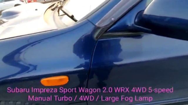 スバルインプレッサスポーツワゴン2.0 WRX 4WD5速マニュアルターボ/４WD/大型フォグランプSubaru Impreza Sport Wagon 2.0 WRX 4WD 5-speed смотреть онлайн