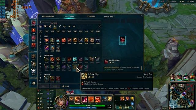 League of Legends on Pentium G3258 3.2GHz Intel HD Graphics 1366 x 768 Med смотреть онлайн