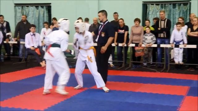 IV открытое первенство Кинешмы по всестилевому каратэ. Бои-3 смотреть онлайн