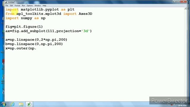 3d sphere plotting using python смотреть онлайн