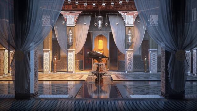 Qatar masjid/mosque IDCC Walkthrough animation video by LIFANG смотреть онлайн