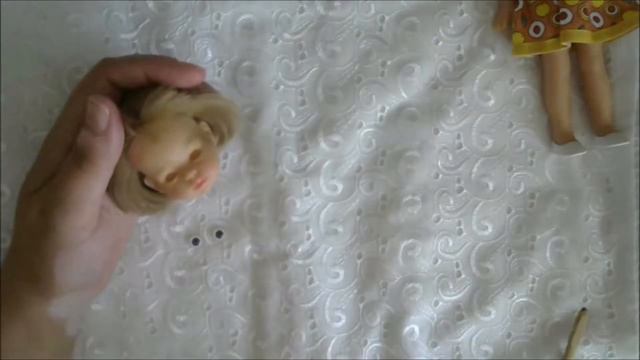 Кукольное ателье.Замена глаз кукле Paola Reina. смотреть онлайн