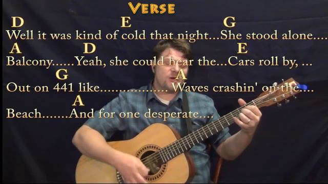 American Girl (Tom Petty) Guitar Cover Lesson in D with Chords/Lyrics смотреть онлайн