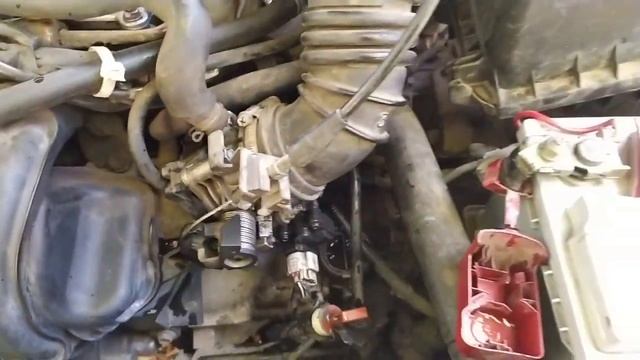 Чистка Дросселя TOYOTA COROLLA 120 1.6 3zz-fe смотреть онлайн