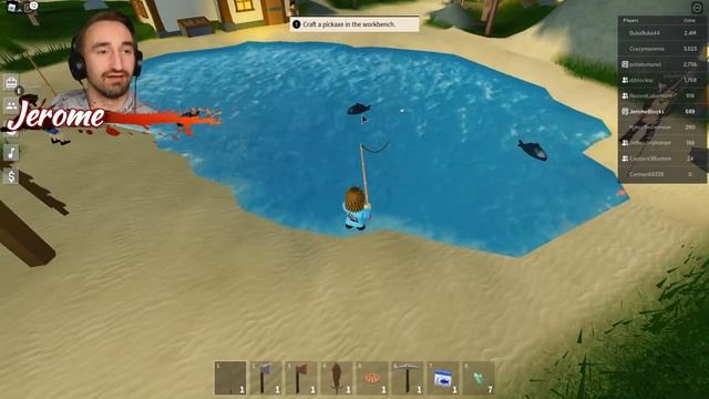 Crafting The EPIC Aquamarine Sword In Roblox Sky Island | JeromeASF Roblox смотреть онлайн