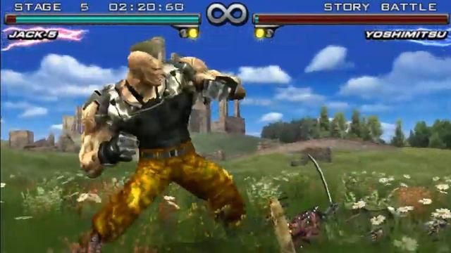 Tekken Dark Resurrection - Story Battle - Jack-5 (PSP) смотреть онлайн