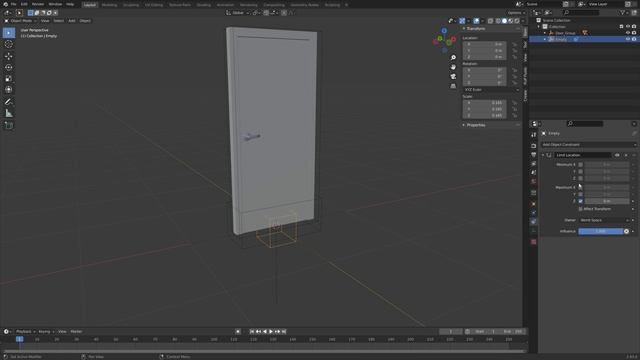[2.93] Blender Tutorial: Adding, Rigging, And Animating Doors смотреть онлайн