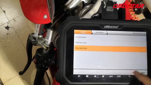 2019 Ducati V4 All system diagnostic by OBDSTAR MS80 Motorcycle Tablet Scanner смотреть онлайн