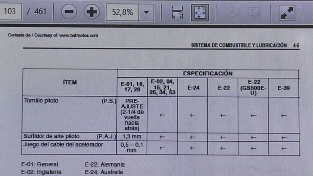 Mantenimiento básico a carburadores GS 500 modelo 2008 смотреть онлайн